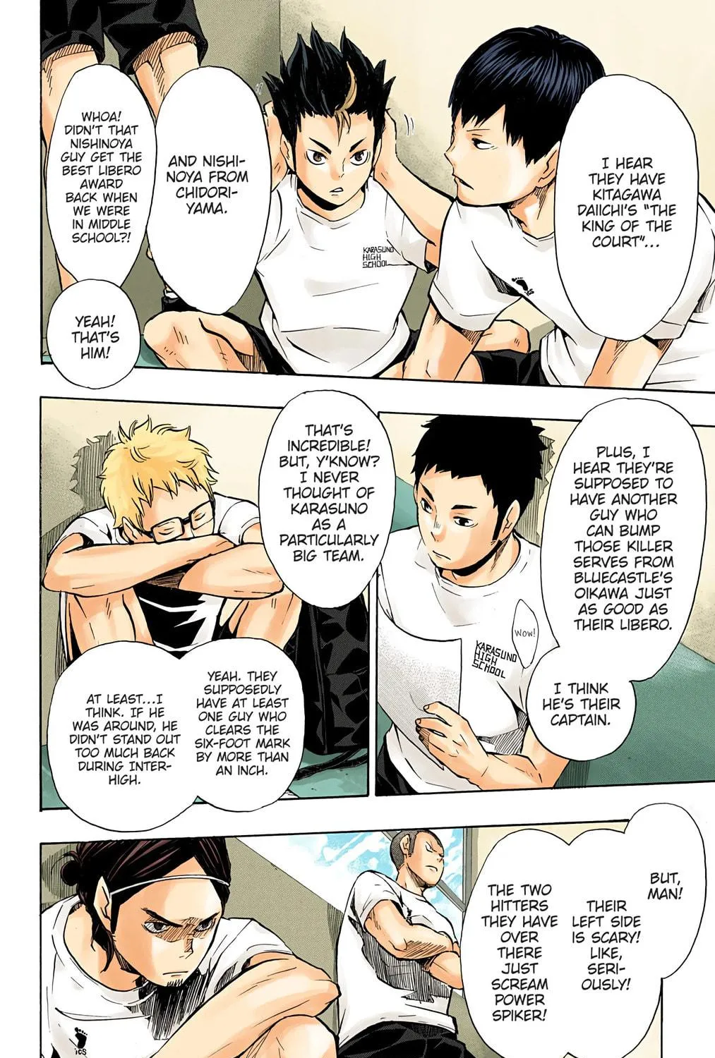 Read Haikyu!! (Official Colored) (Colored) chapter 99 image 16 on Lezhin