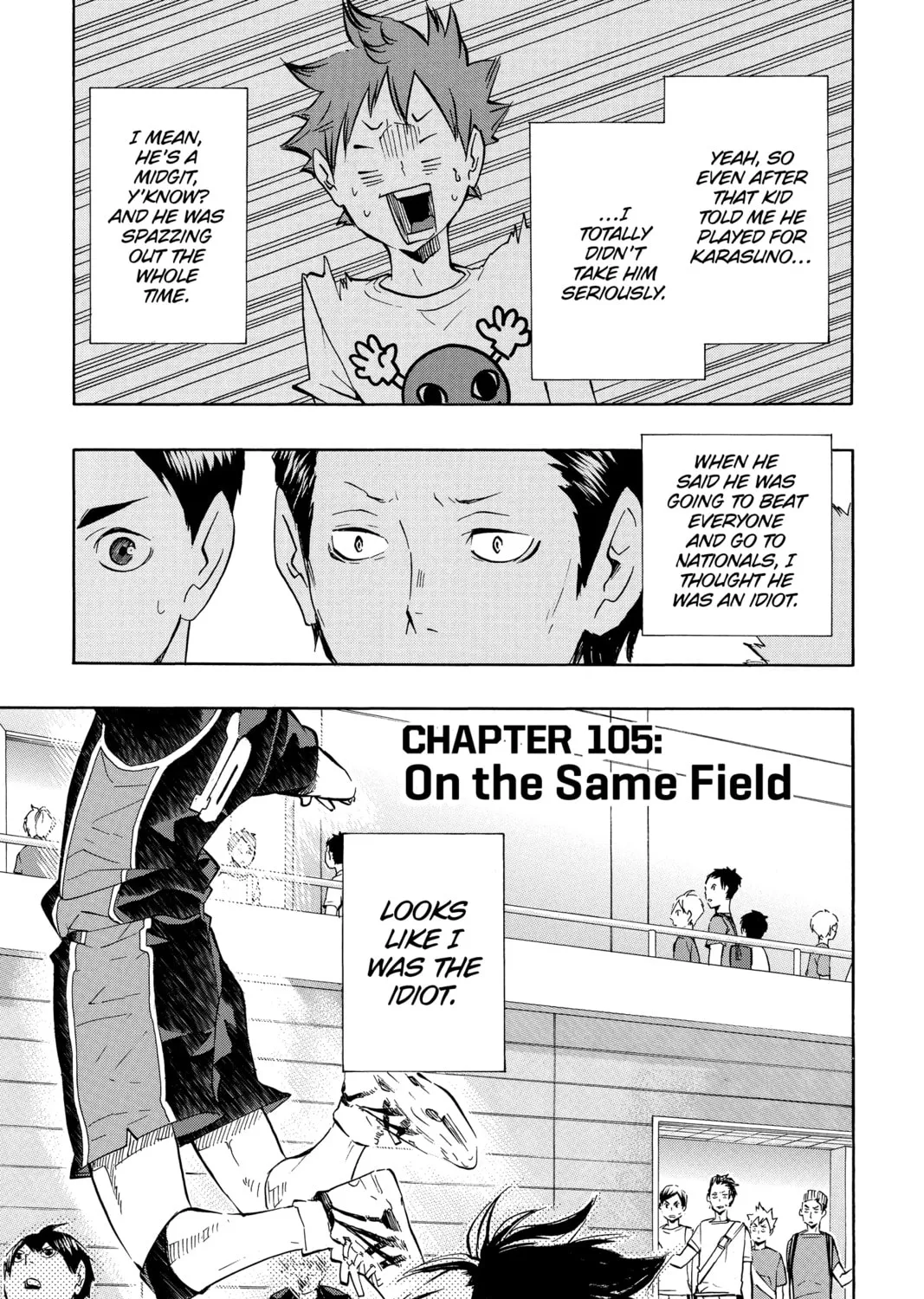 Read Haikyu!! chapter 105 image 0 on Lezhin