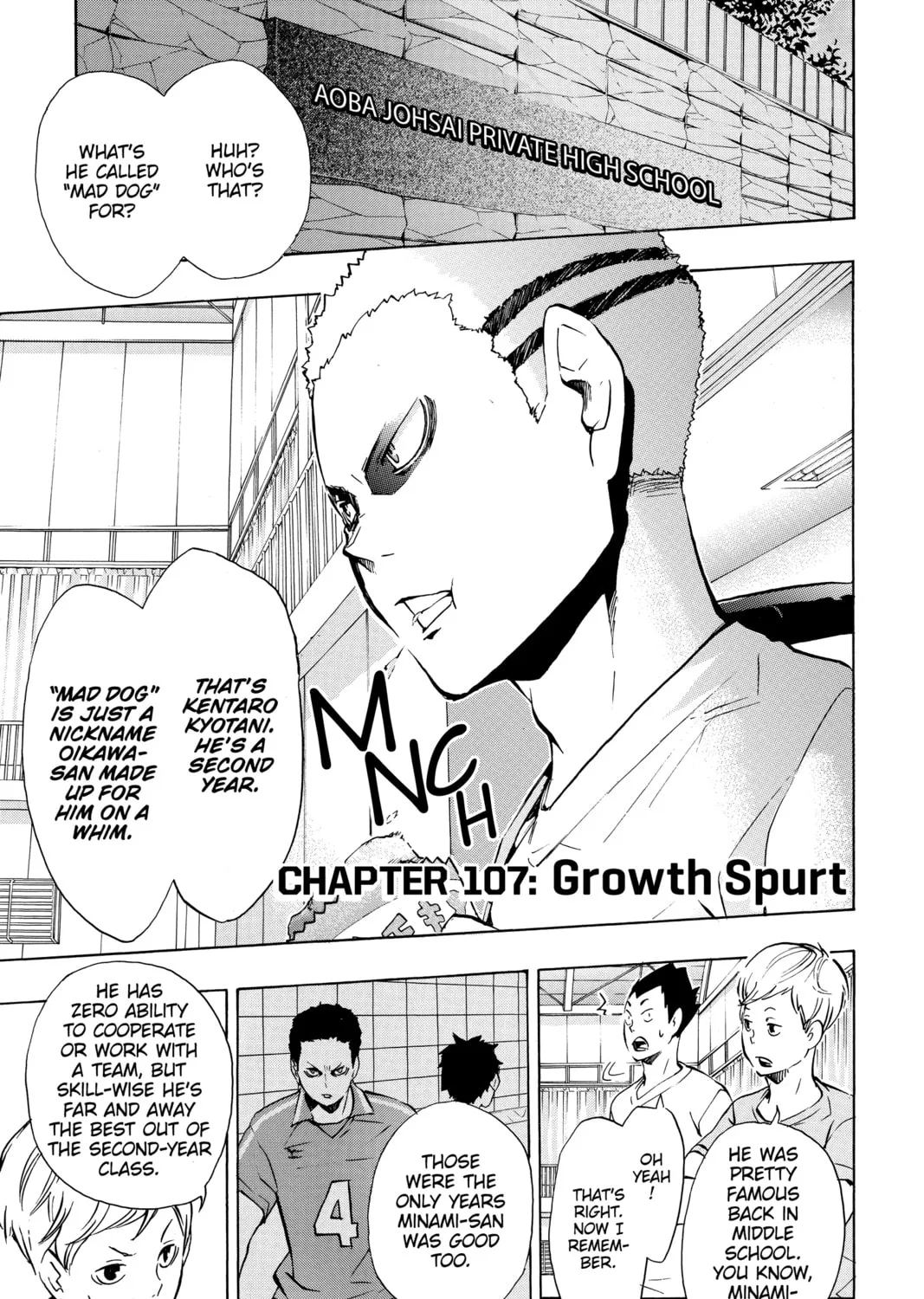 Read Haikyu!! chapter 107 image 0 on Lezhin