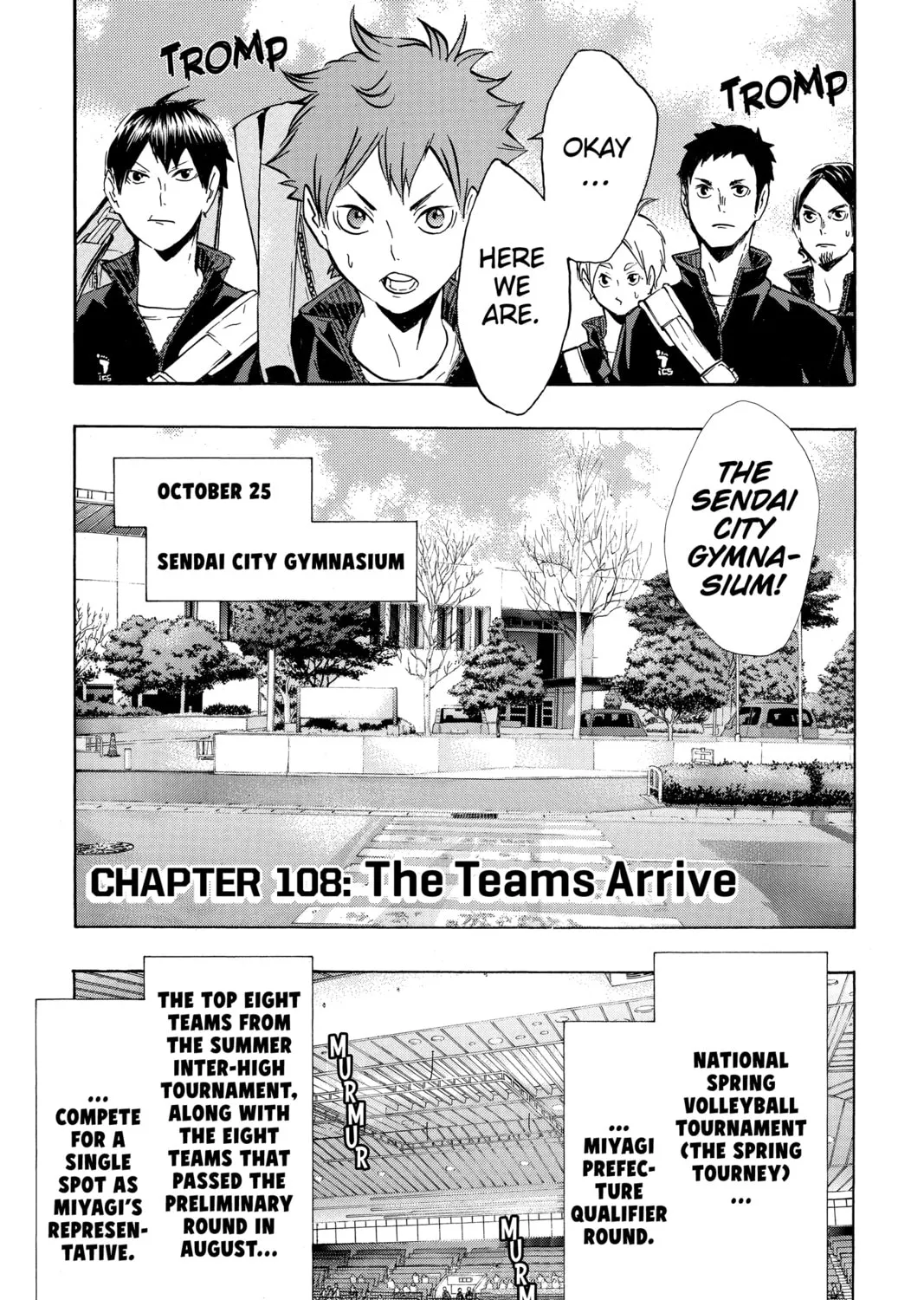 Read Haikyu!! chapter 108 image 0 on Lezhin