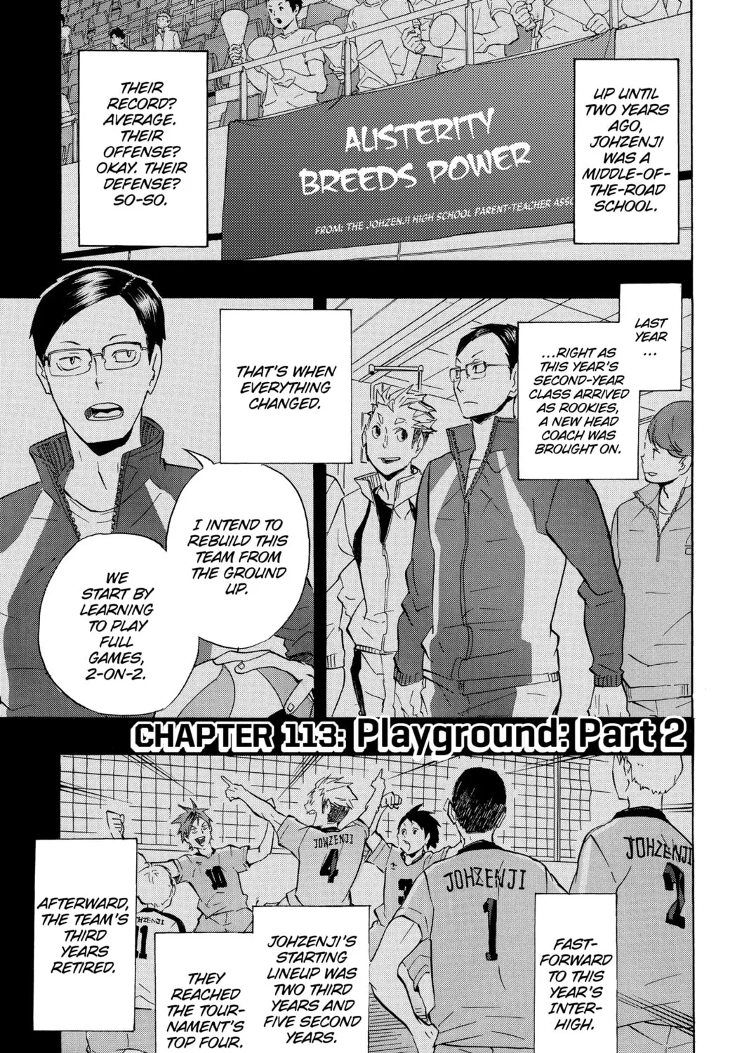 Read Haikyu!! chapter 113 image 0 on Lezhin