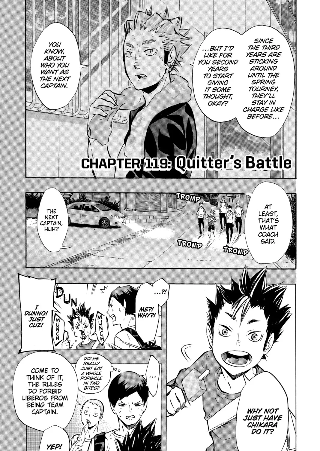 Read Haikyu!! chapter 119 image 0 on Lezhin