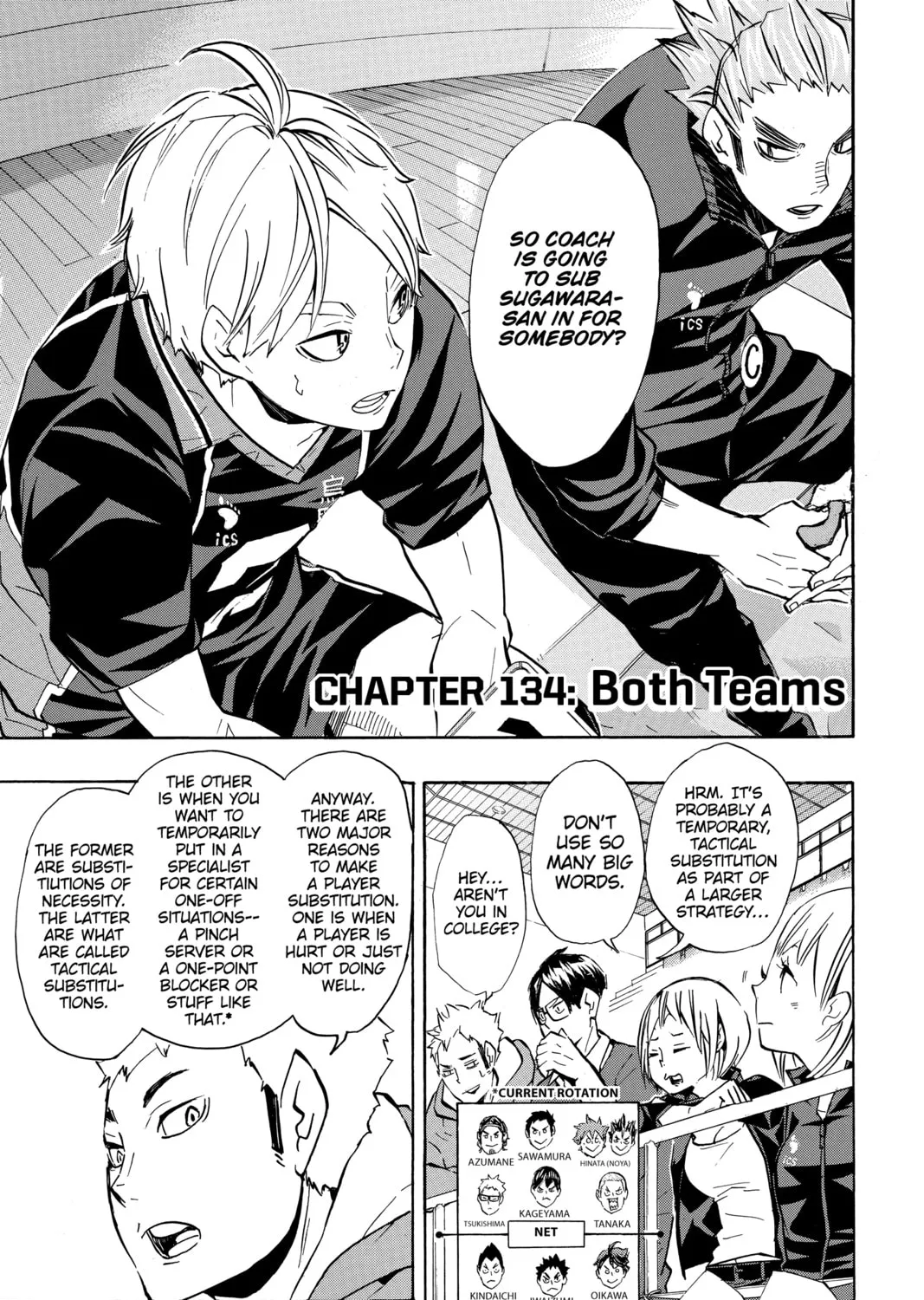 Read Haikyu!! chapter 134 image 0 on Lezhin