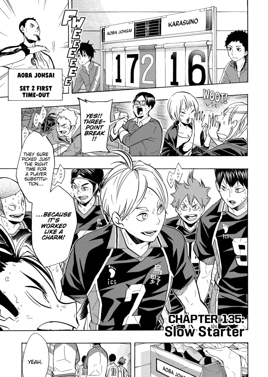 Read Haikyu!! chapter 135 image 0 on Lezhin