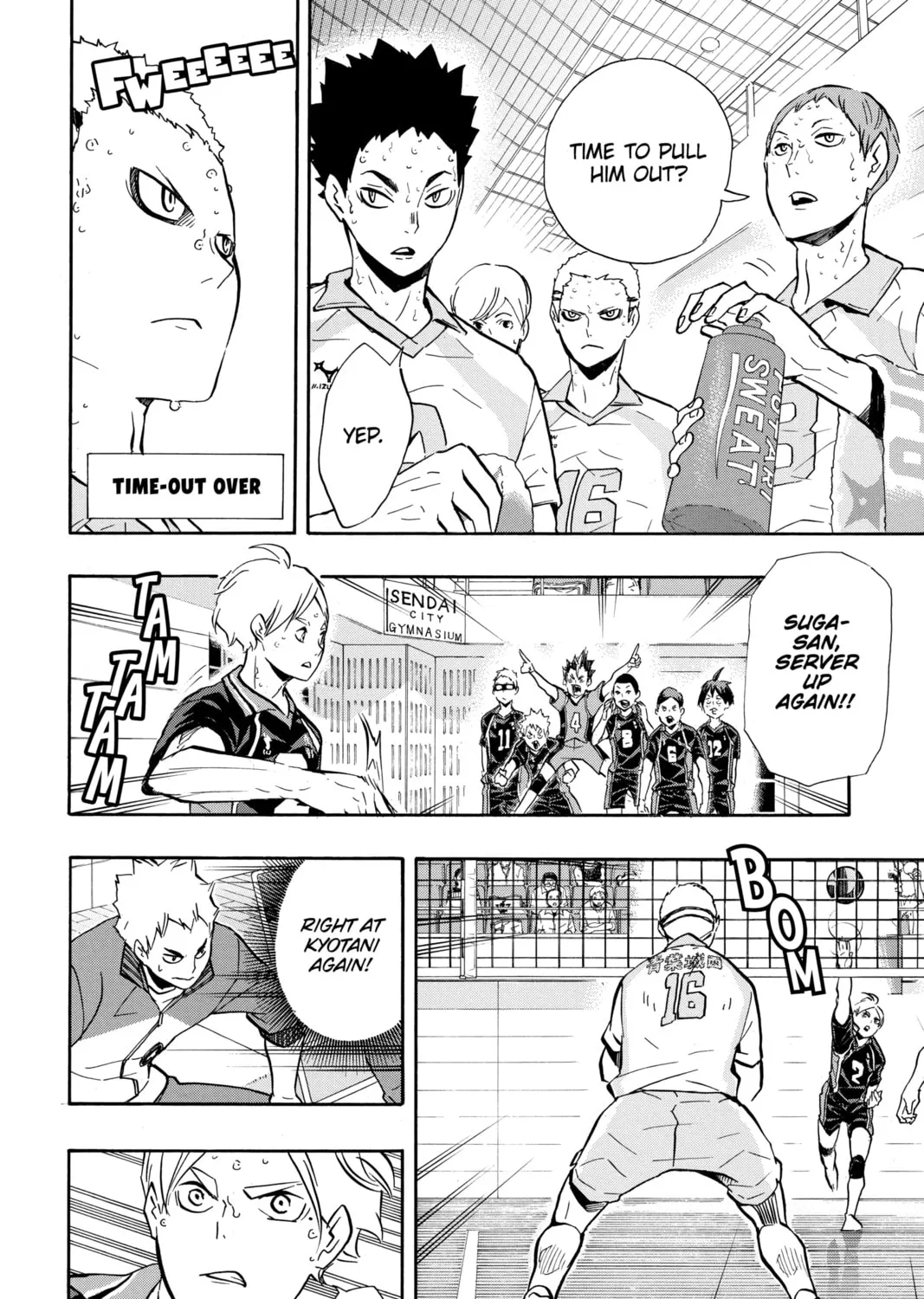 Read Haikyu!! chapter 135 image 2 on Lezhin