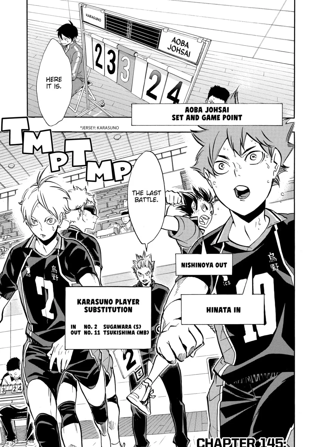 Read Haikyu!! chapter 145 image 0 on Lezhin