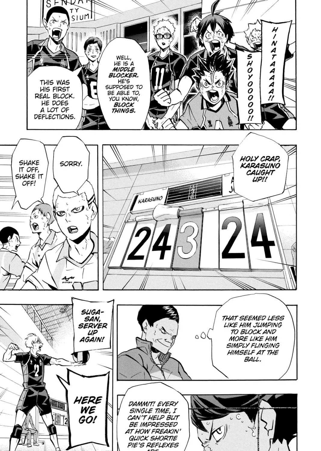 Read Haikyu!! chapter 145 image 18 on Lezhin