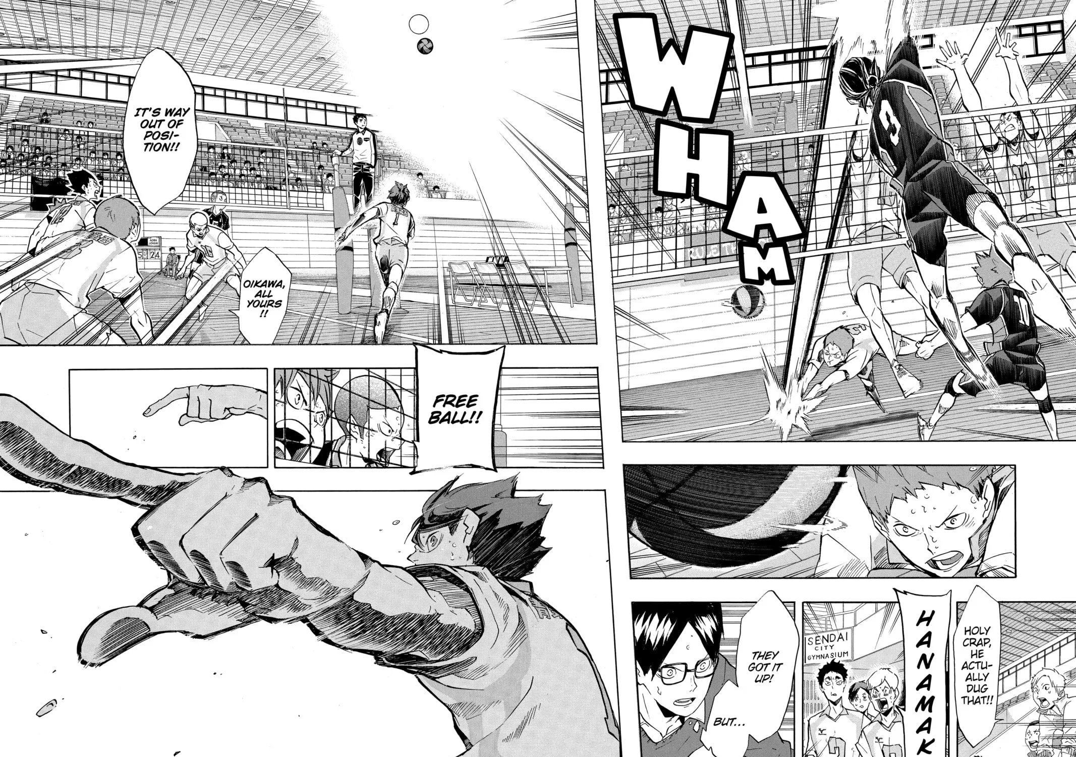 Read Haikyu!! chapter 146 image 18 on Lezhin