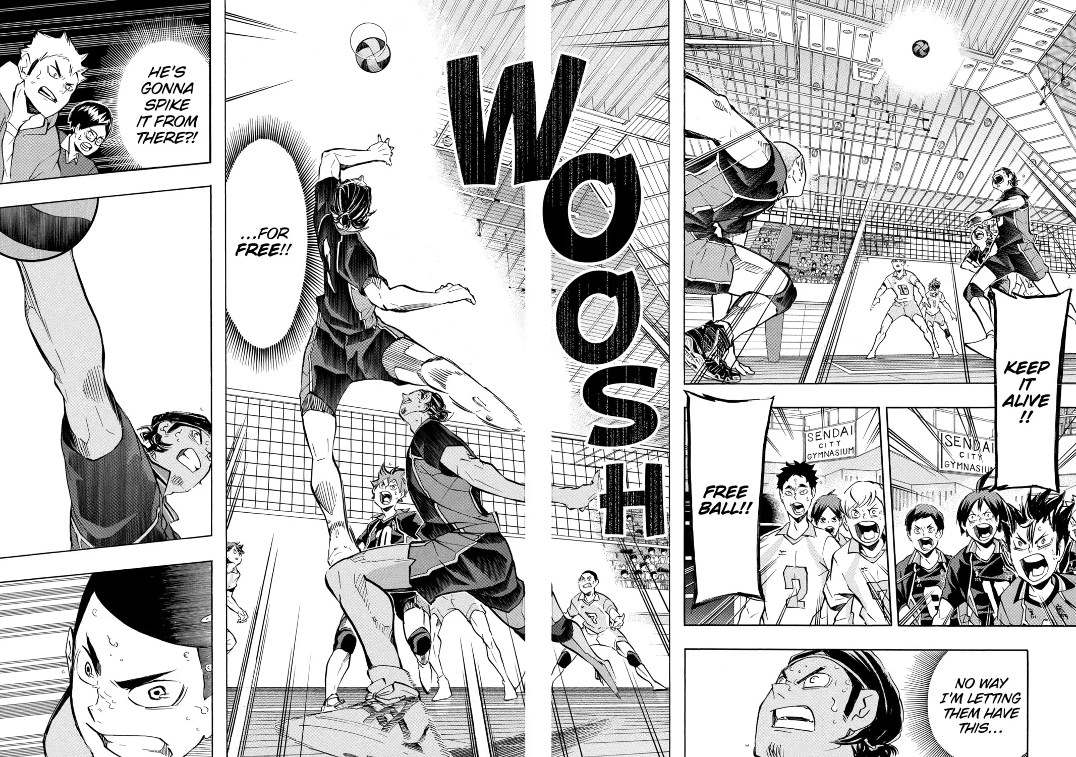 Read Haikyu!! chapter 147 image 2 on Lezhin