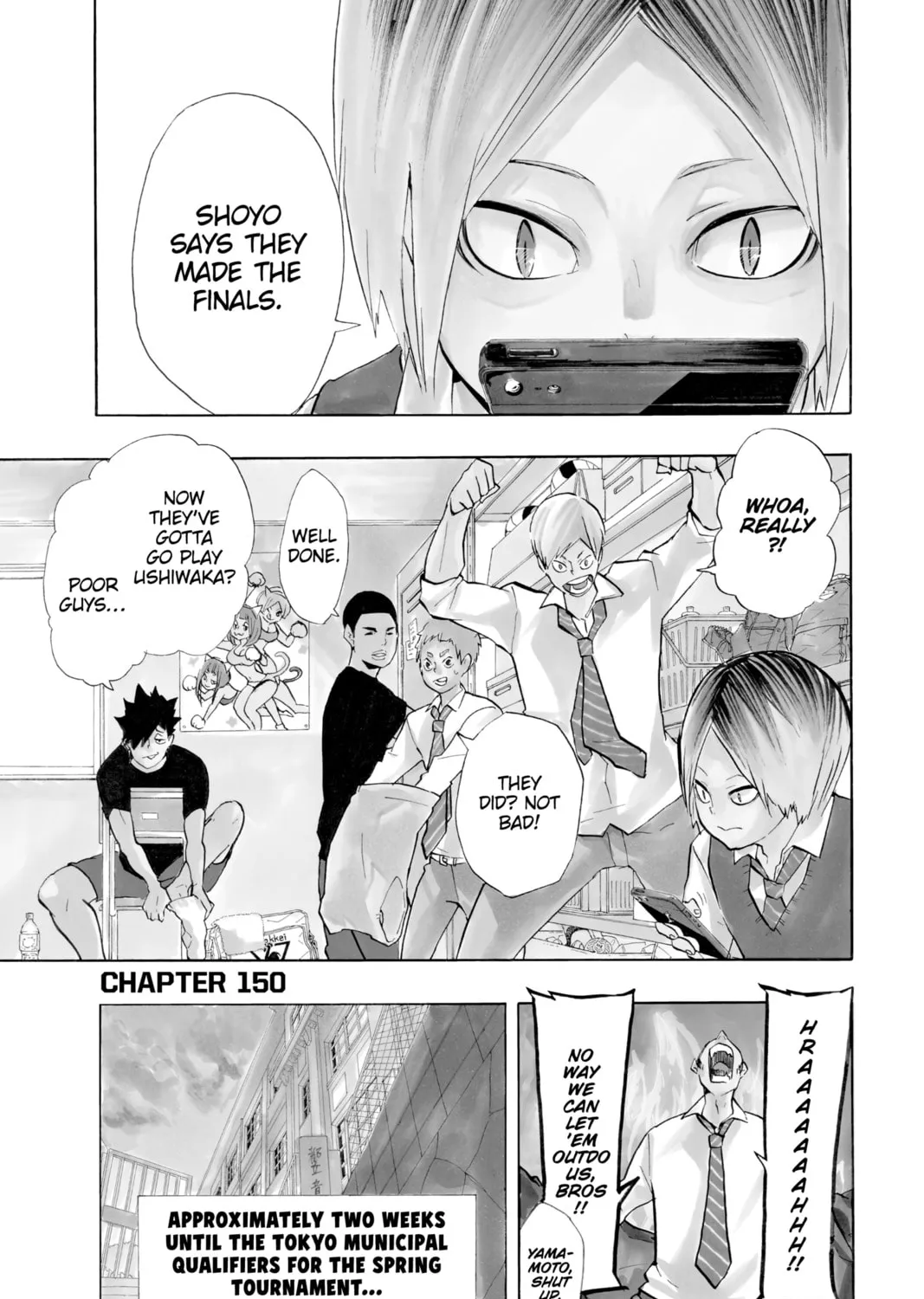 Read Haikyu!! chapter 150 image 0 on Lezhin