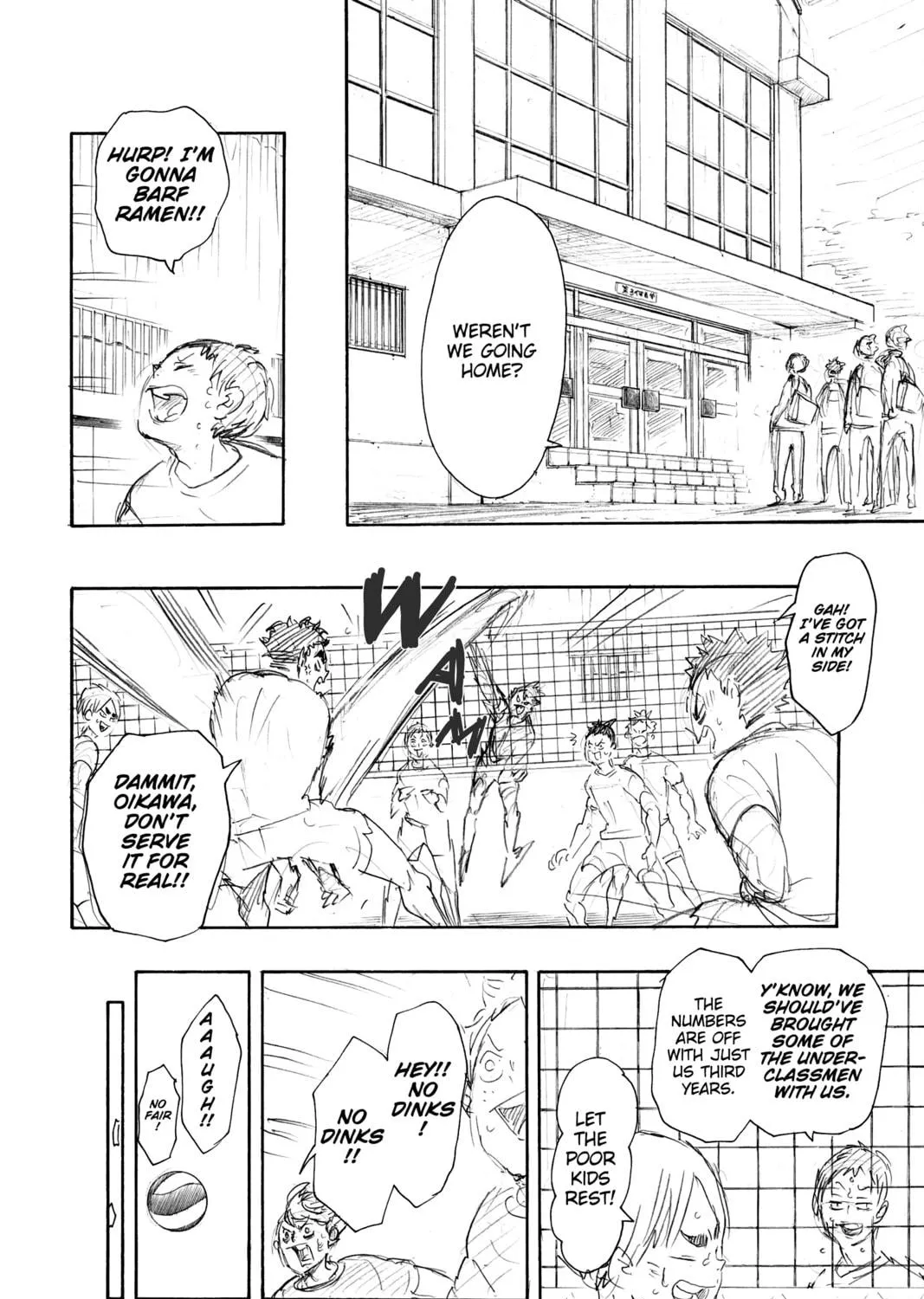 Read Haikyu!! chapter 153.5 image 8 on Lezhin