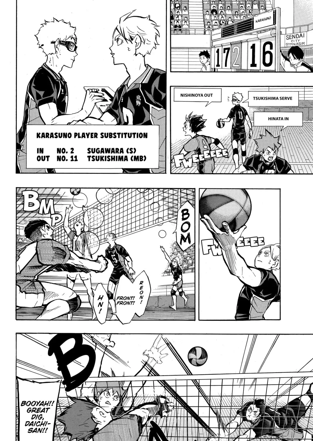 Read Haikyu!! chapter 158 image 14 on Lezhin