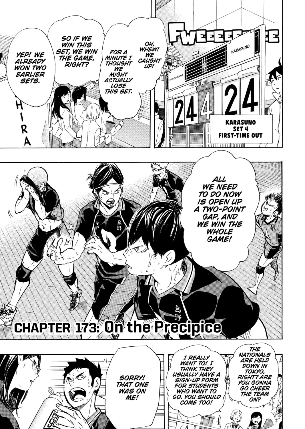 Read Haikyu!! chapter 173 image 0 on Lezhin