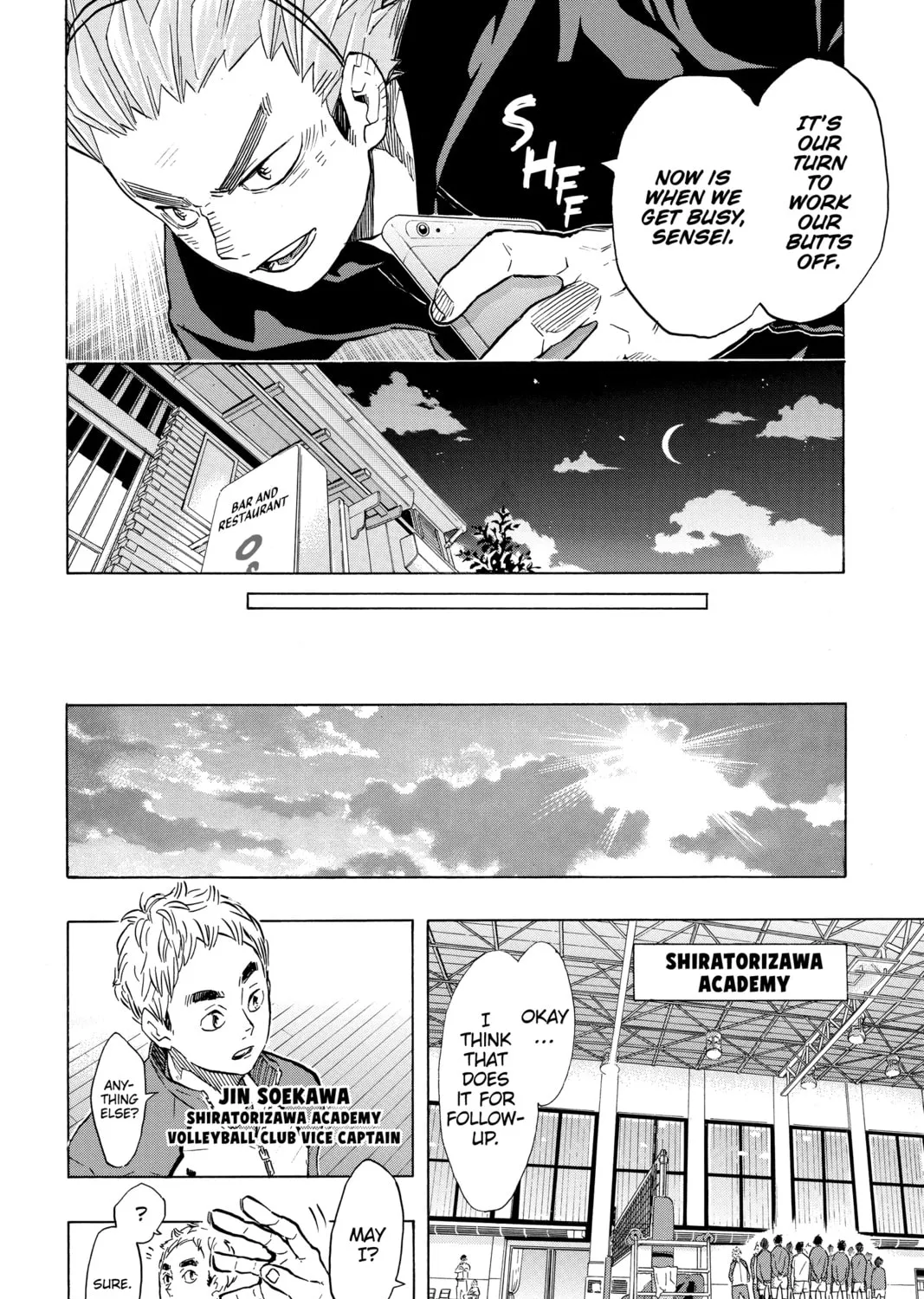 Read Haikyu!! chapter 190 image 2 on Lezhin