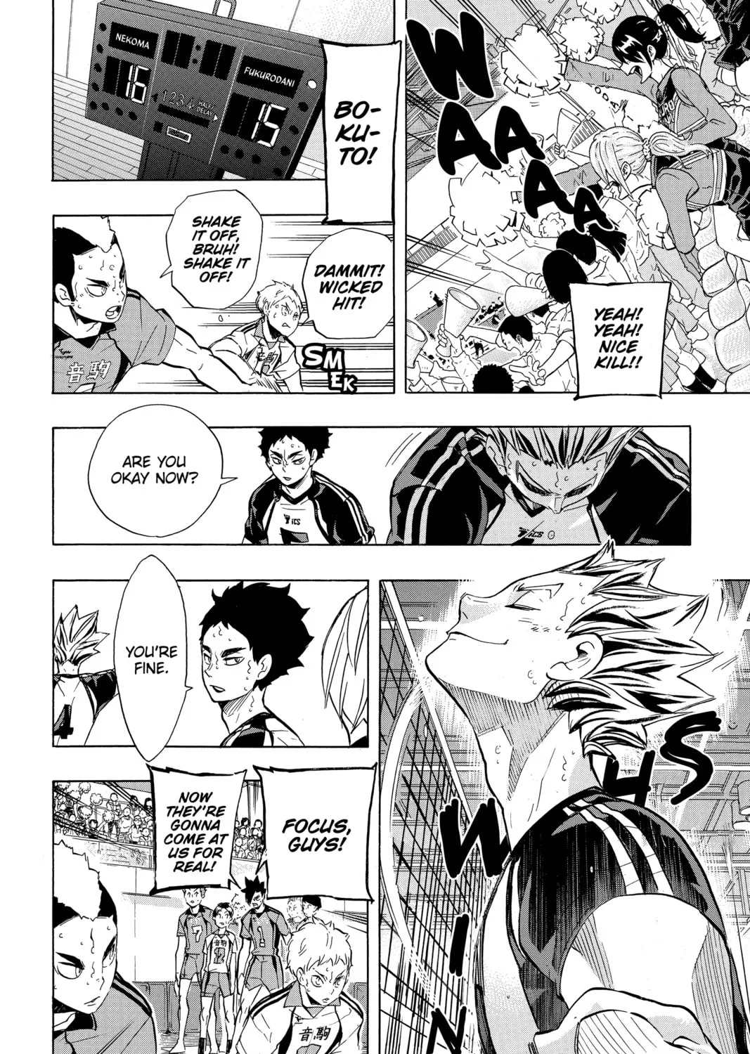 Read Haikyu!! chapter 195 image 12 on Lezhin