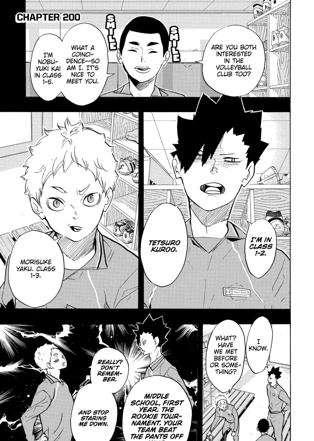Read Haikyu!! chapter 200 image 0 on Lezhin