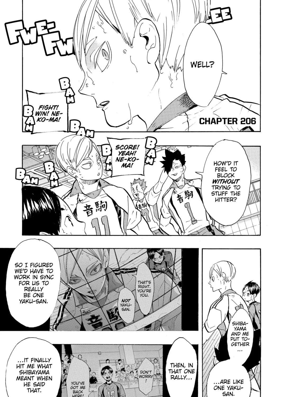 Read Haikyu!! chapter 206 image 0 on Lezhin