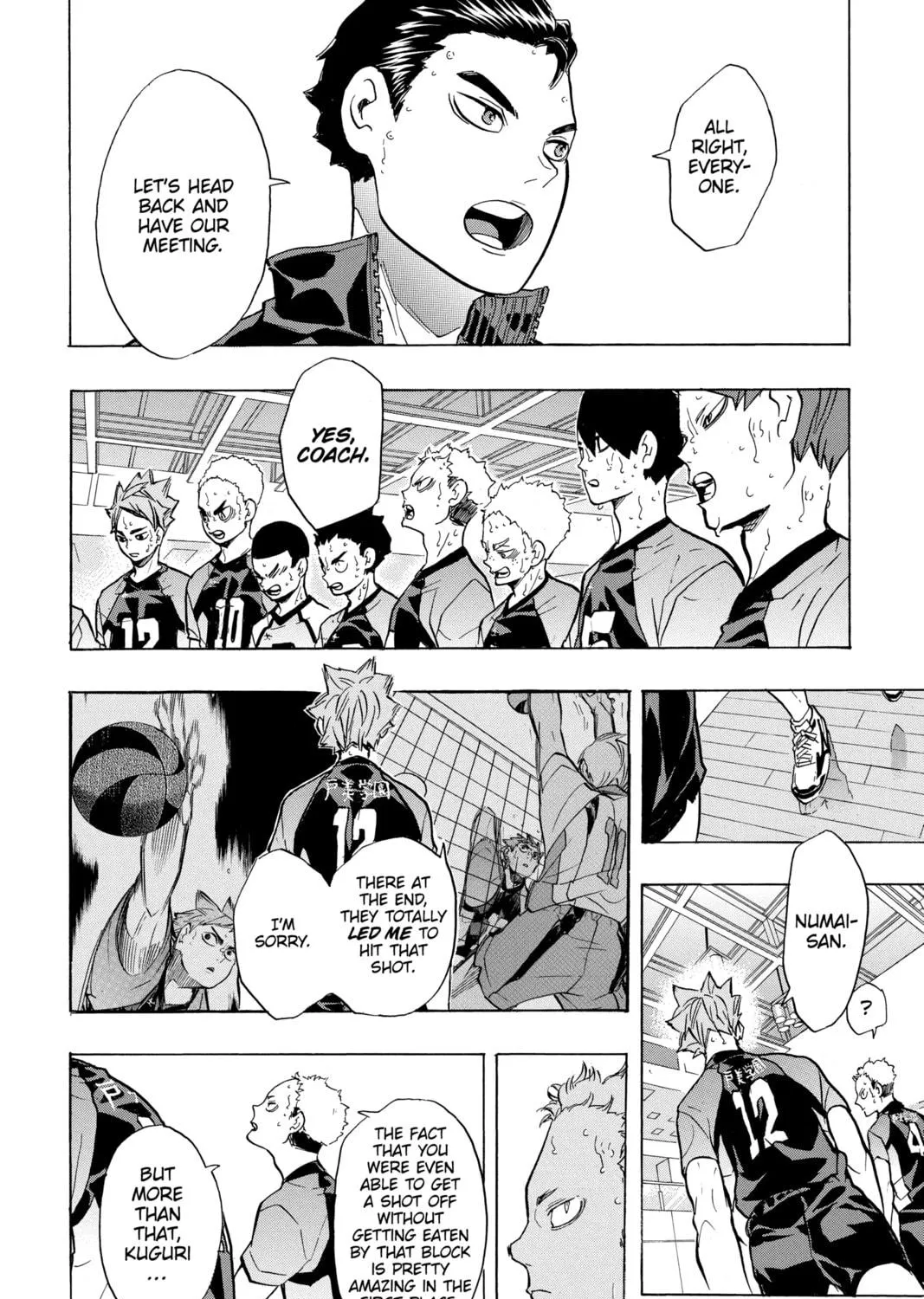 Read Haikyu!! chapter 206 image 8 on Lezhin