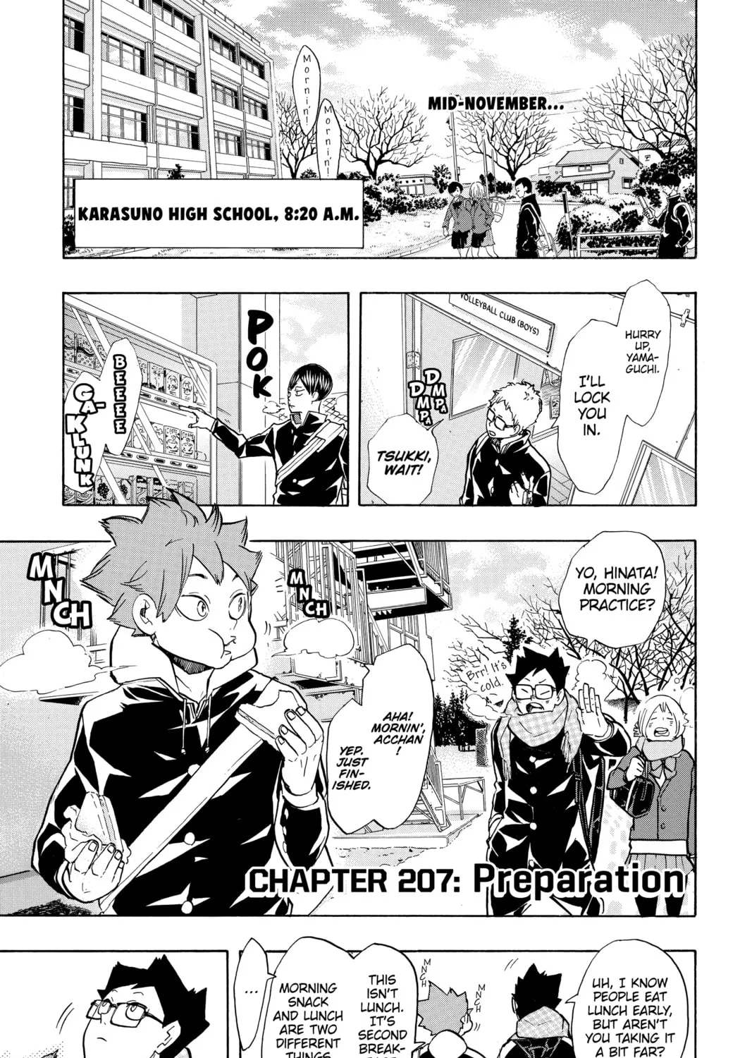 Read Haikyu!! chapter 207 image 0 on Lezhin