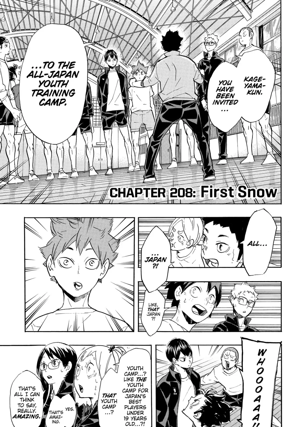Read Haikyu!! chapter 208 image 0 on Lezhin