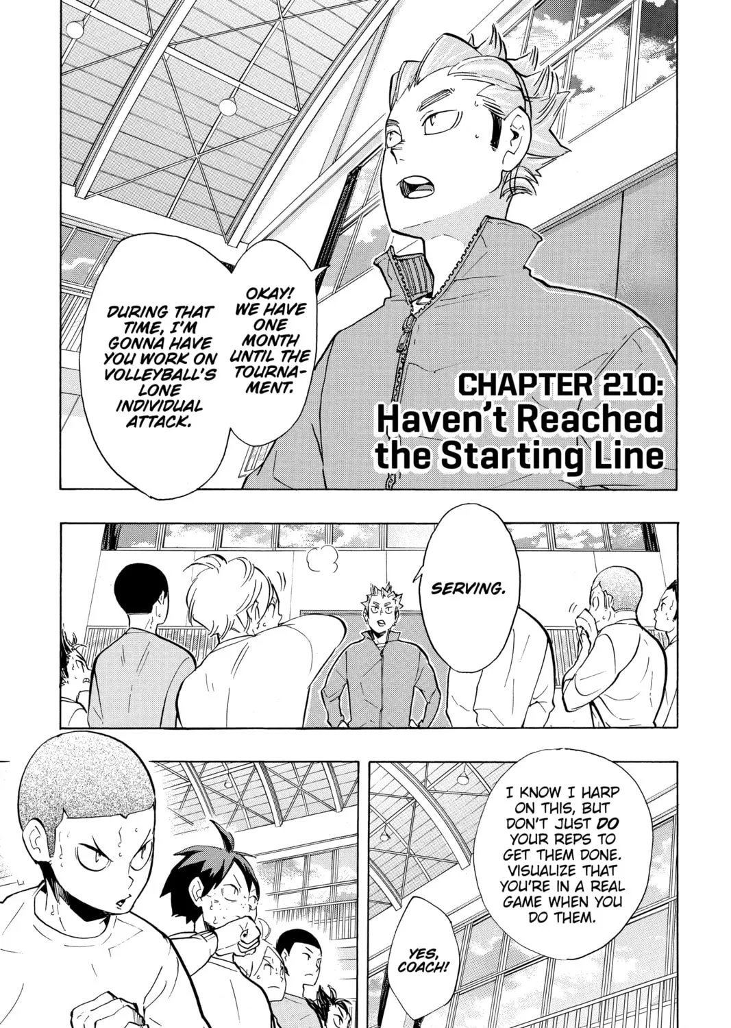 Read Haikyu!! chapter 210 image 0 on Lezhin