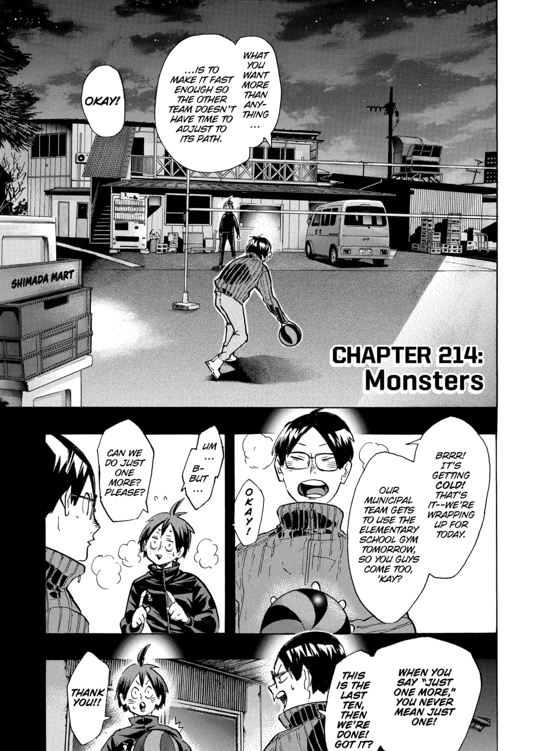 Read Haikyu!! chapter 214 image 0 on Lezhin