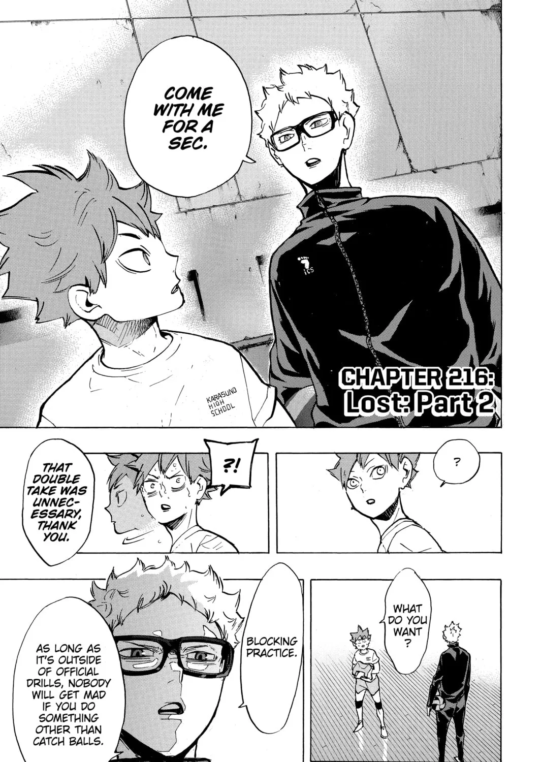 Read Haikyu!! chapter 216 image 0 on Lezhin