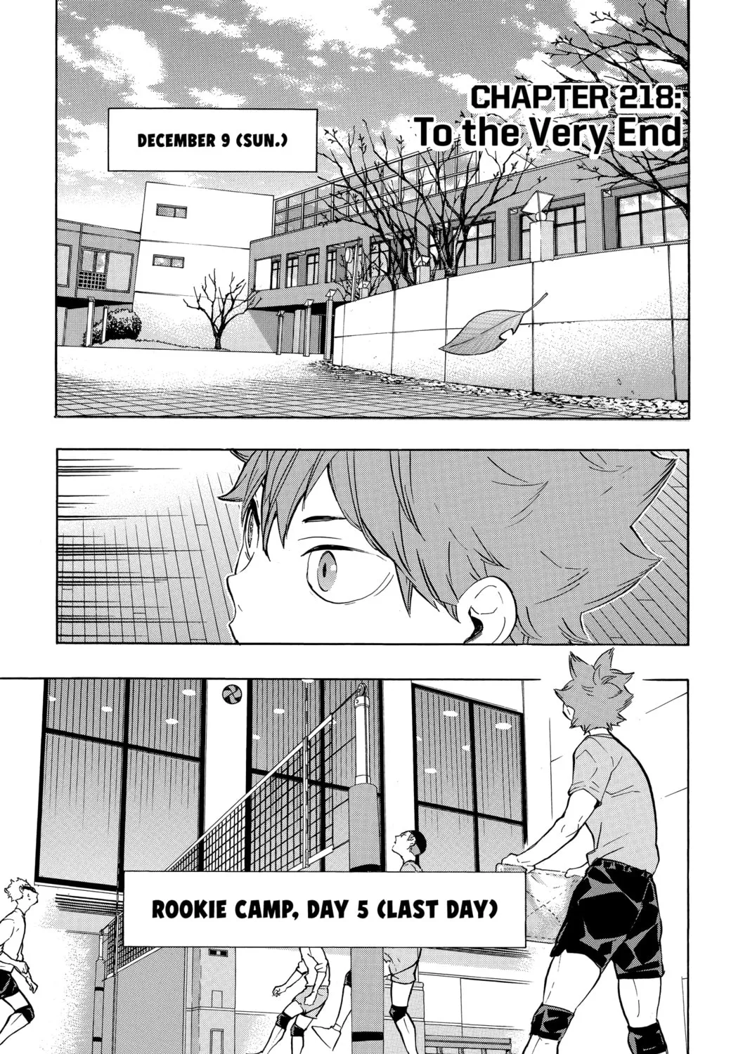 Read Haikyu!! chapter 218 image 0 on Lezhin