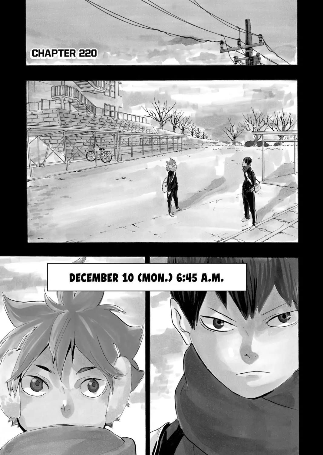 Read Haikyu!! chapter 220 image 0 on Lezhin