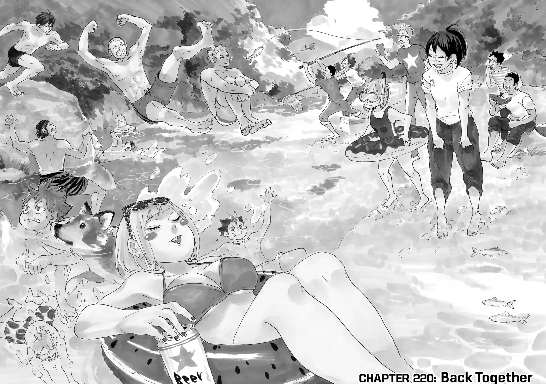 Read Haikyu!! chapter 220 image 2 on Lezhin