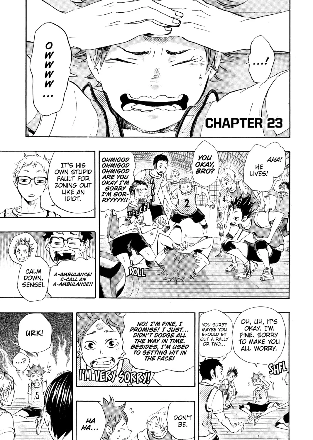 Read Haikyu!! chapter 23 image 0 on Lezhin