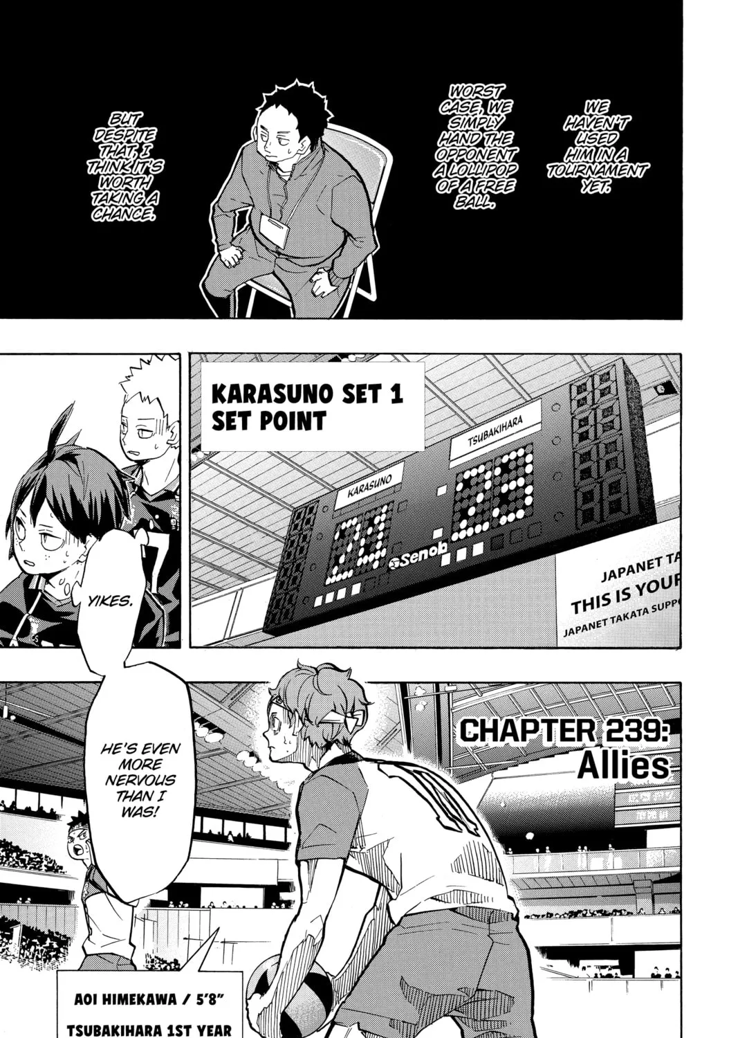 Read Haikyu!! chapter 239 image 0 on Lezhin