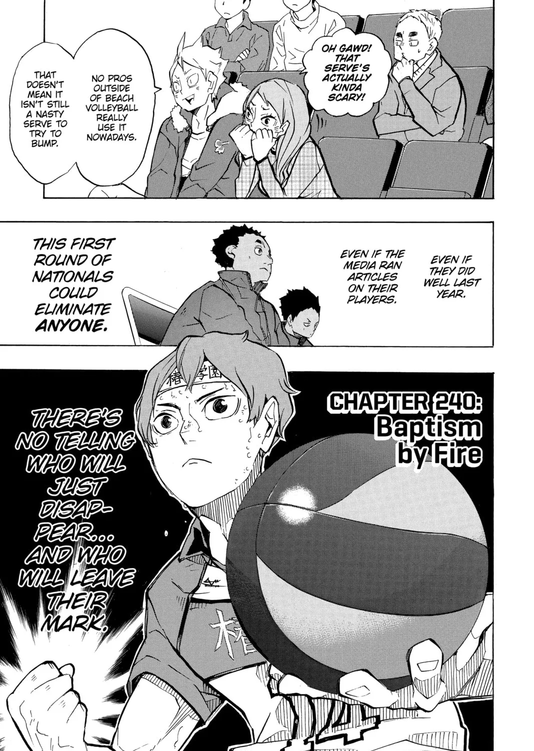 Read Haikyu!! chapter 240 image 0 on Lezhin