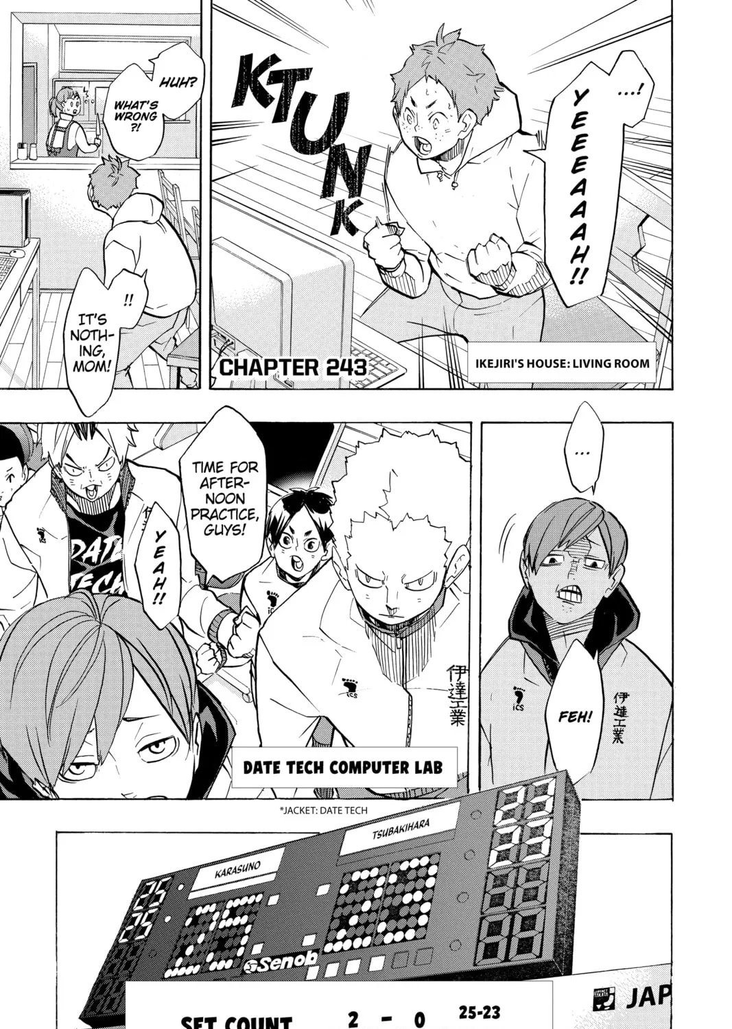 Read Haikyu!! chapter 243 image 0 on Lezhin