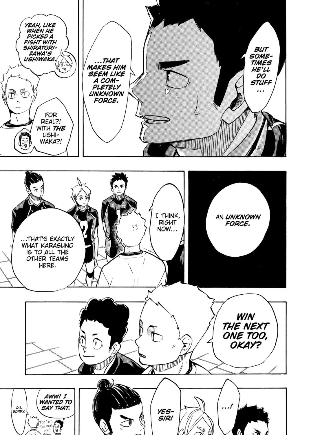 Read Haikyu!! chapter 243 image 16 on Lezhin