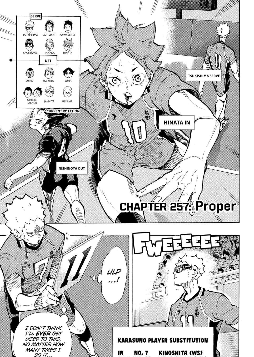 Read Haikyu!! chapter 257 image 0 on Lezhin
