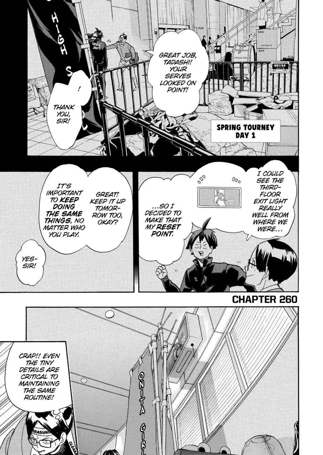 Read Haikyu!! chapter 260 image 0 on Lezhin