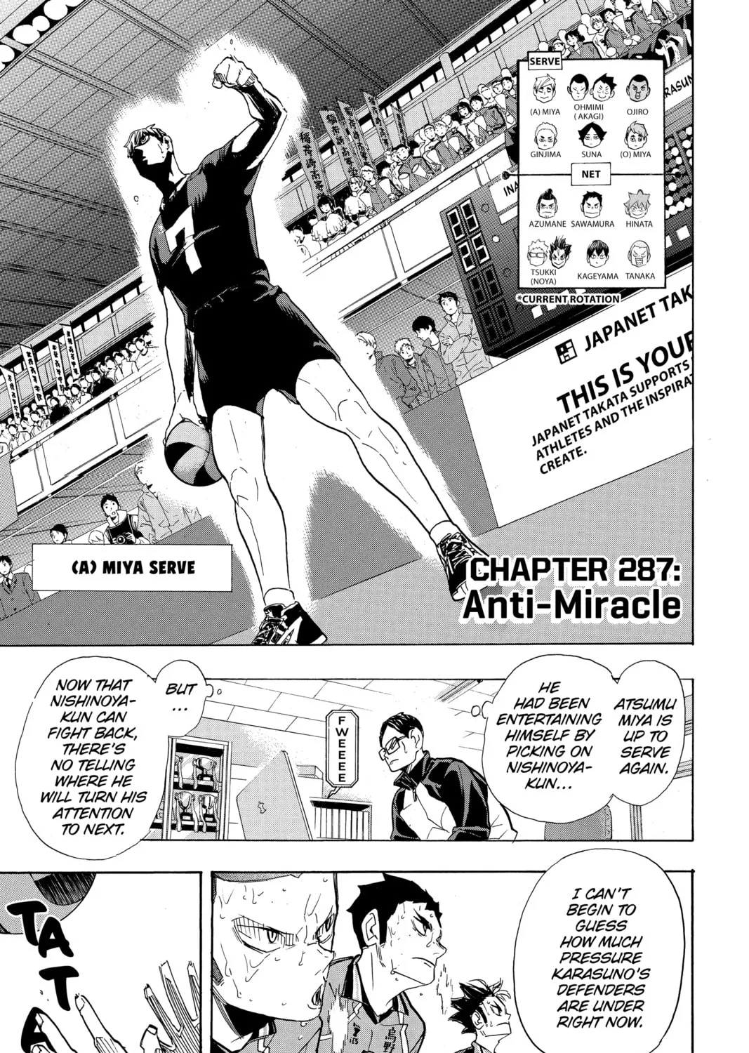 Read Haikyu!! chapter 287 image 0 on Lezhin