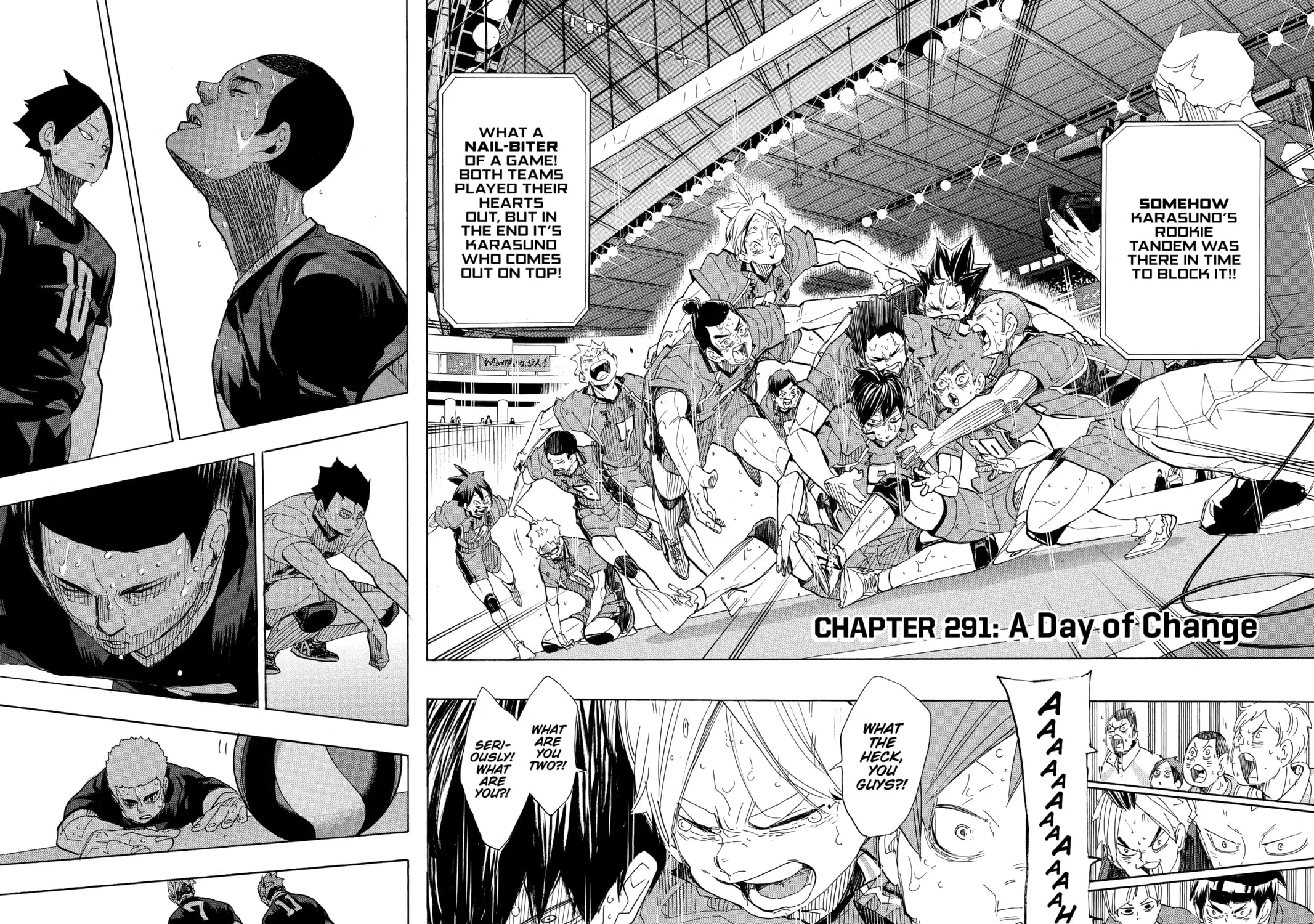 Read Haikyu!! chapter 291 image 2 on Lezhin