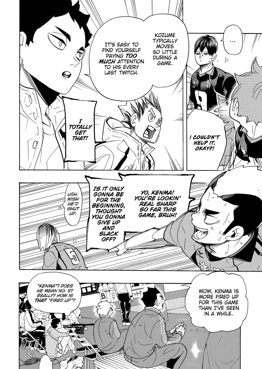 Read Haikyu!! chapter 296 image 12 on Lezhin