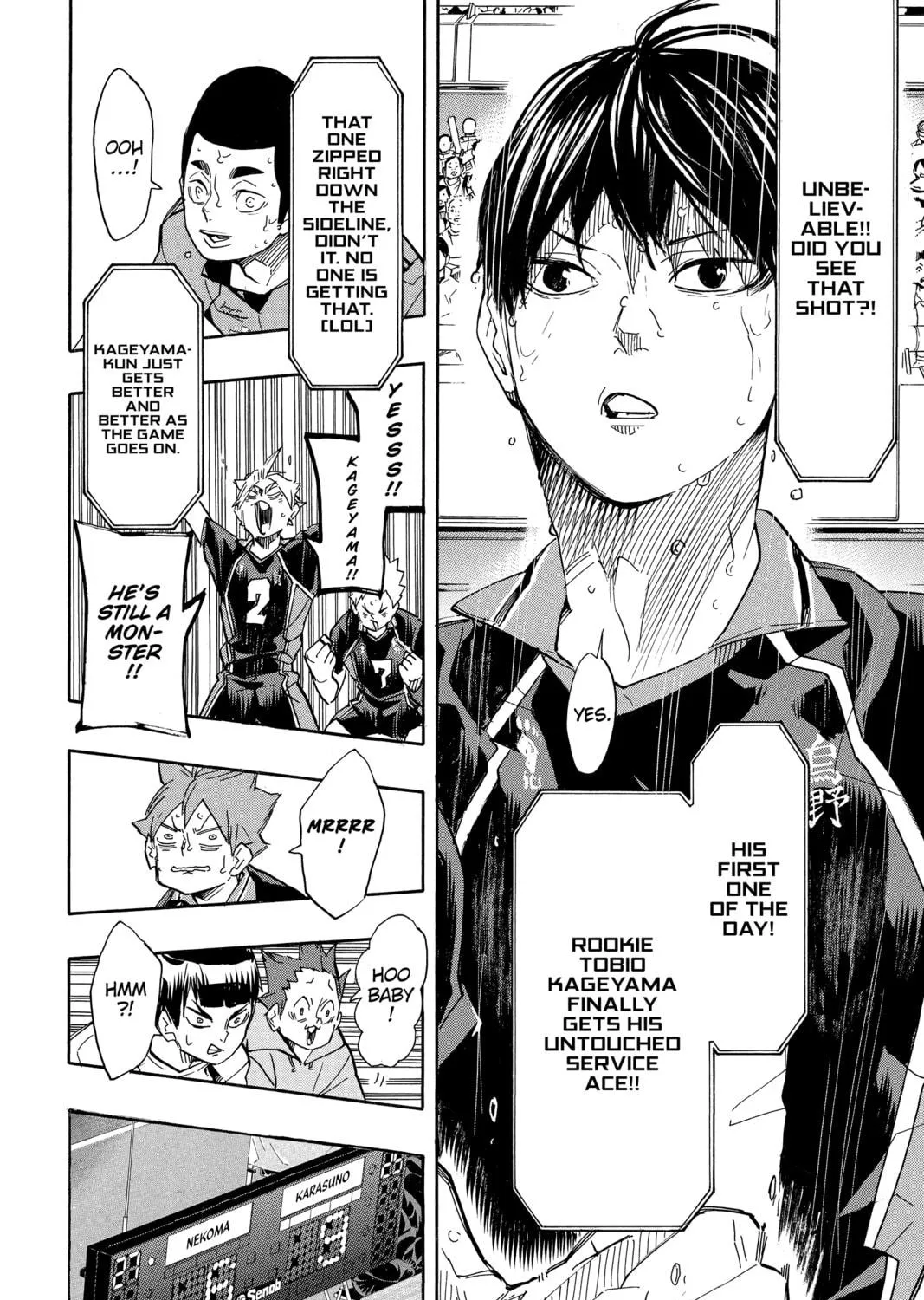 Read Haikyu!! chapter 308 image 18 on Lezhin