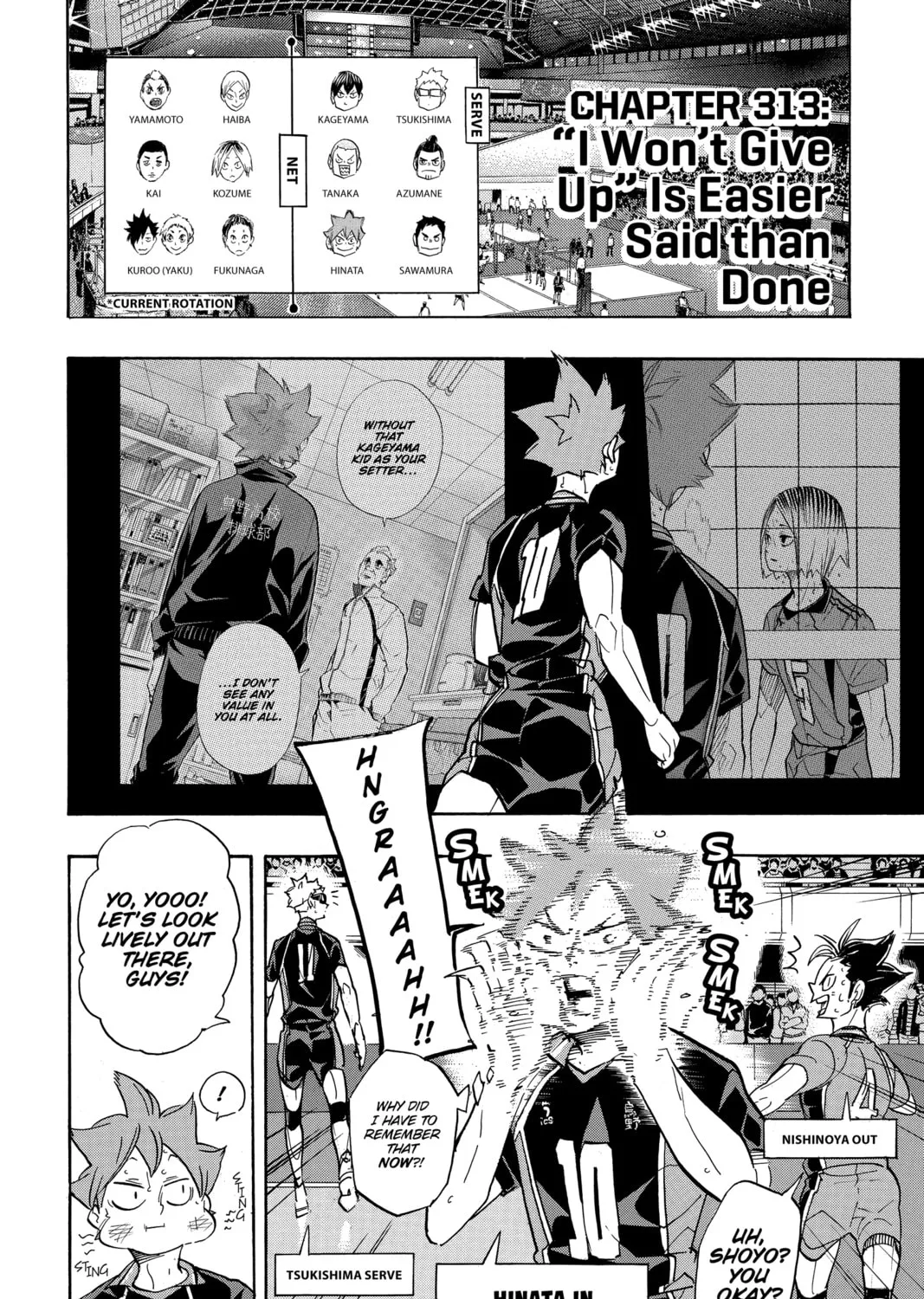 Read Haikyu!! chapter 313 image 2 on Lezhin