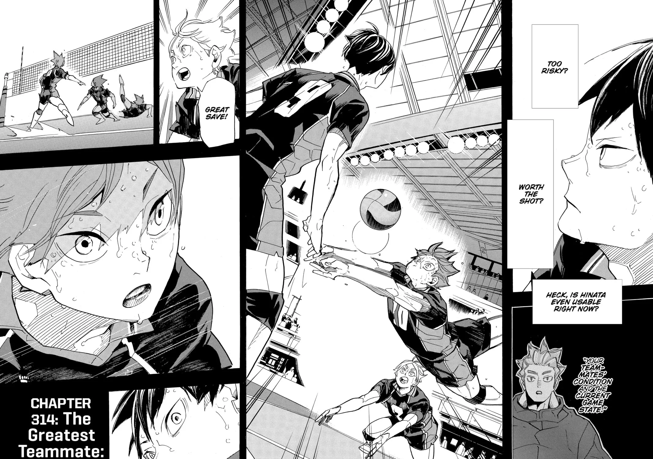Read Haikyu!! chapter 314 image 6 on Lezhin