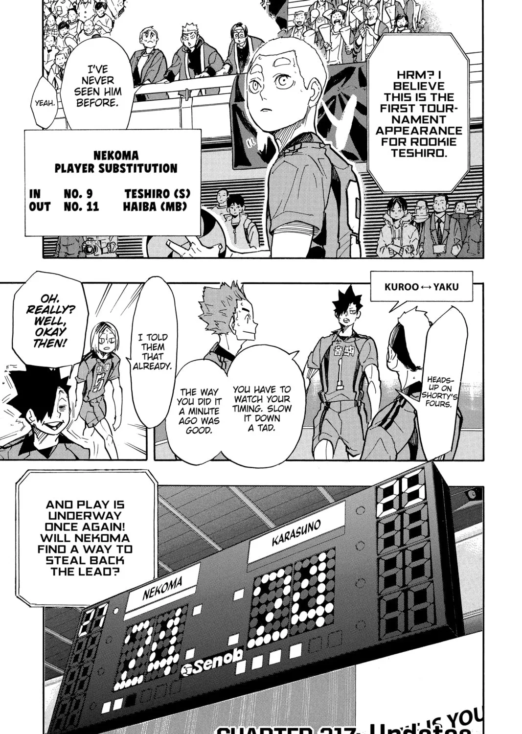 Read Haikyu!! chapter 317 image 0 on Lezhin
