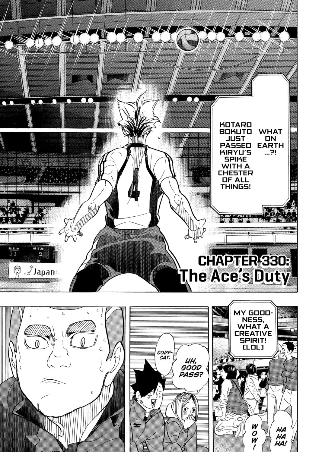 Read Haikyu!! chapter 330 image 0 on Lezhin