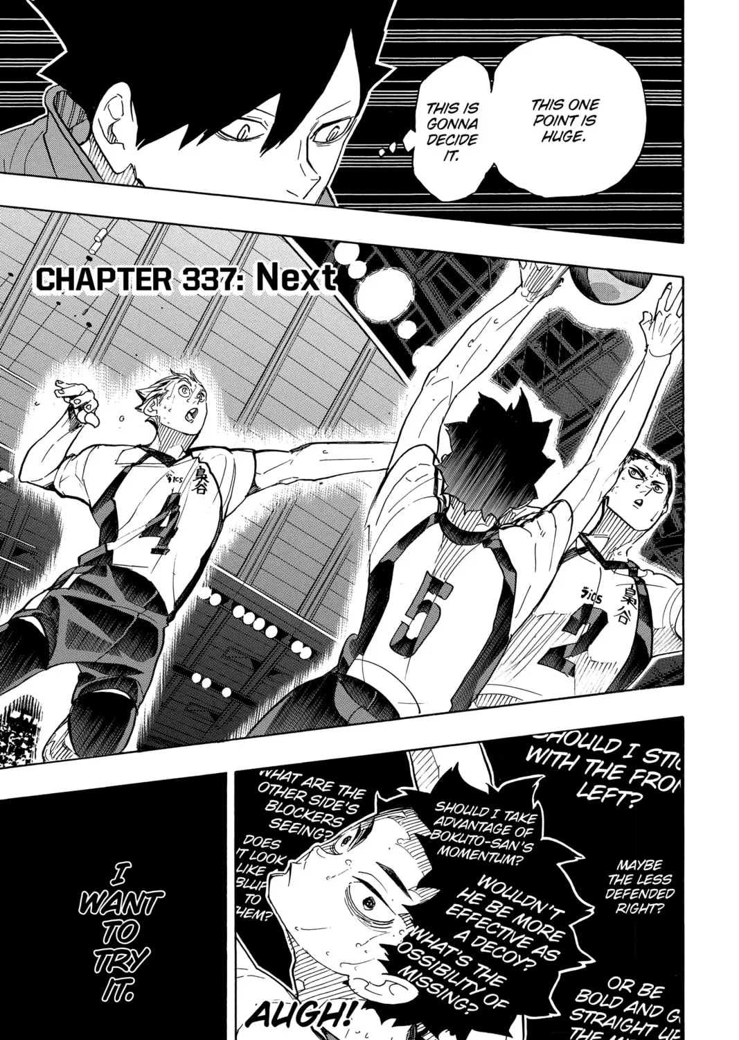 Read Haikyu!! chapter 337 image 0 on Lezhin