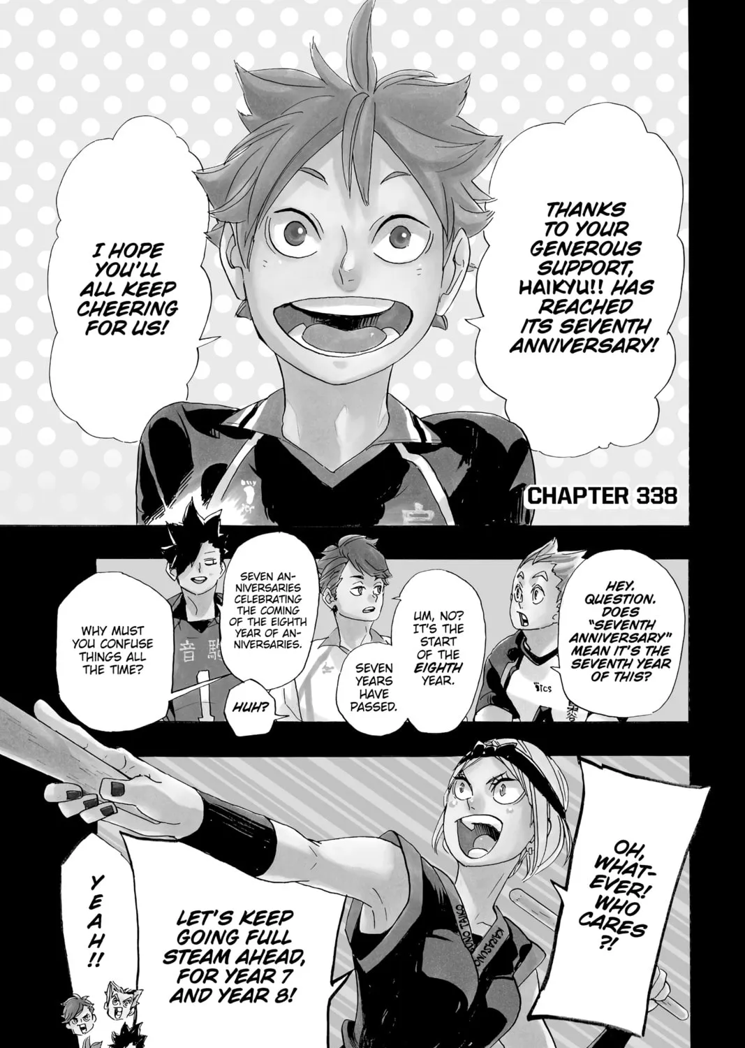 Read Haikyu!! chapter 338 image 0 on Lezhin