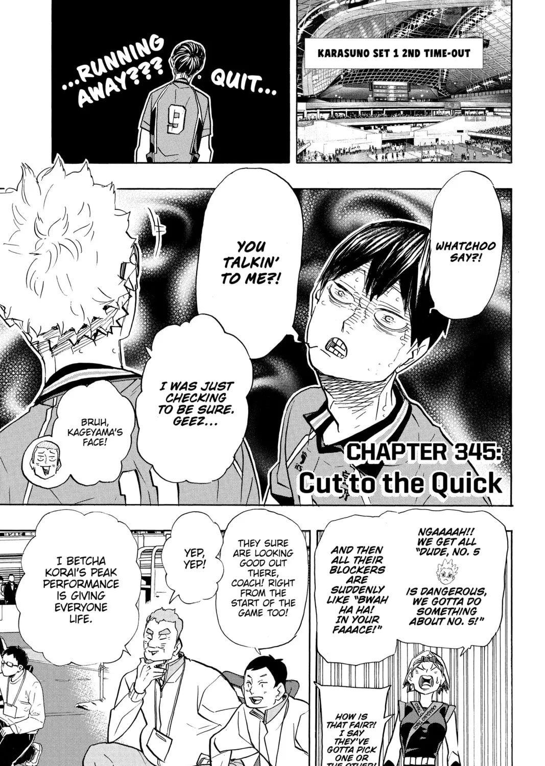 Read Haikyu!! chapter 345 image 0 on Lezhin