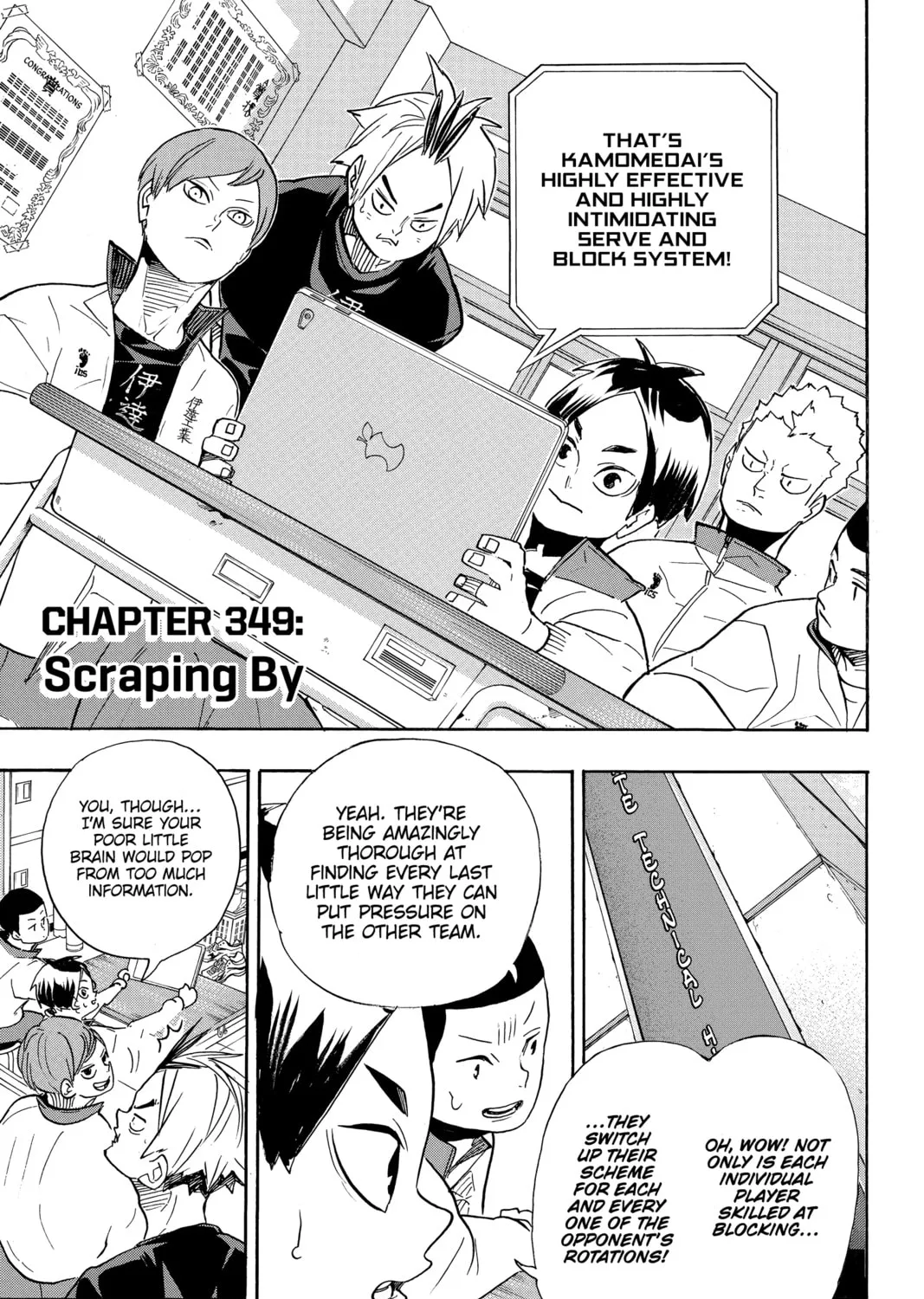 Read Haikyu!! chapter 349 image 0 on Lezhin