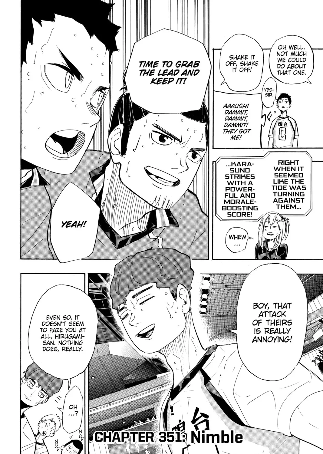 Read Haikyu!! chapter 351 image 2 on Lezhin